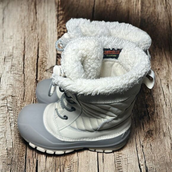 All In Motion Children’s White Snow Boots Size 13 - Picture 6 of 8